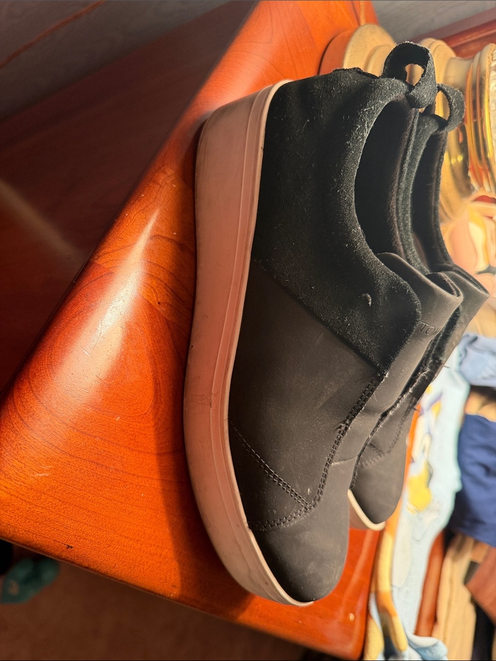 TOMS Black Slip-On